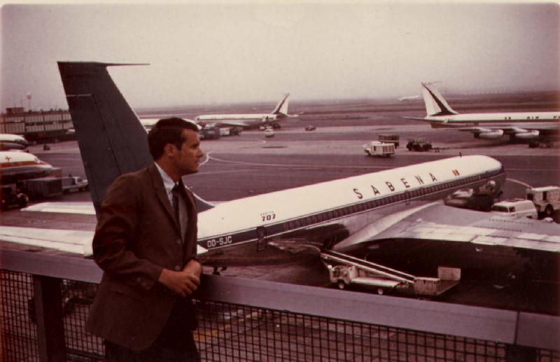 Jim Riley at JFK Airport - 1967